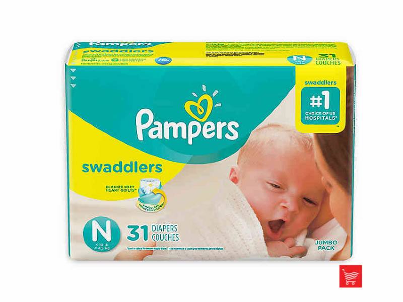 nb pampers swaddlers